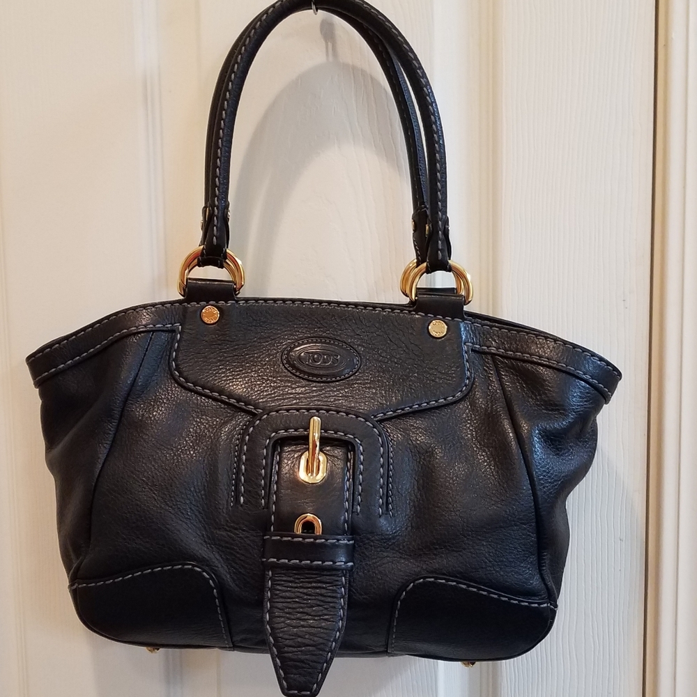 Tod's Black Italian Leather Bag